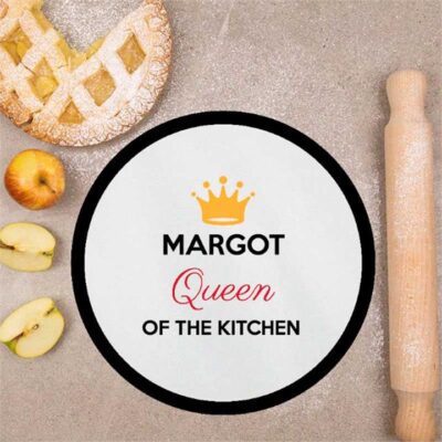 The Queen's Glass Cutting Board