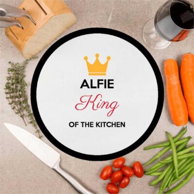 The King's Glass Cutting Board