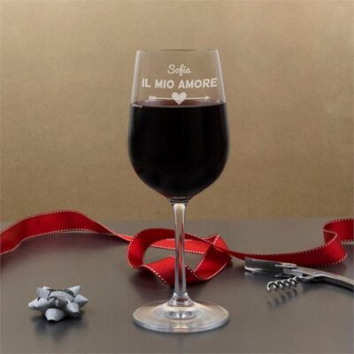 My Italian Love Wine Glasses
