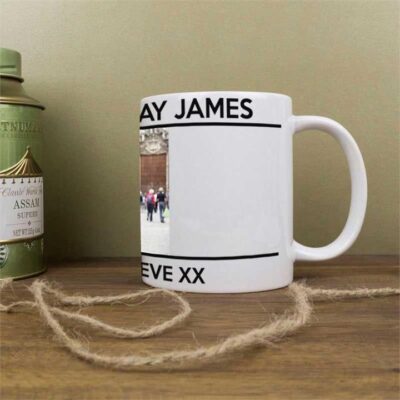 Personalised Message Photo Mug