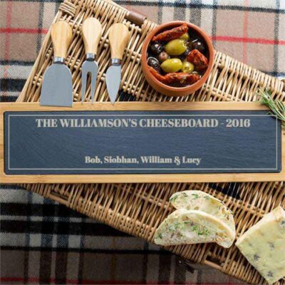 Two Line Slate Serving Board