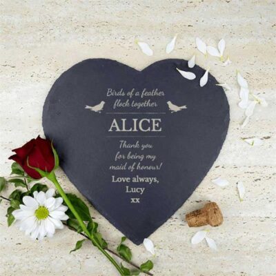 Maid Of Honour Slate Heart